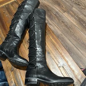Vince Camuto Black Knee High Boots